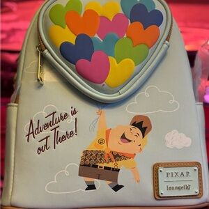 Loungefly Disney Pixar Up Russell Heart Balloons Mini Backpack